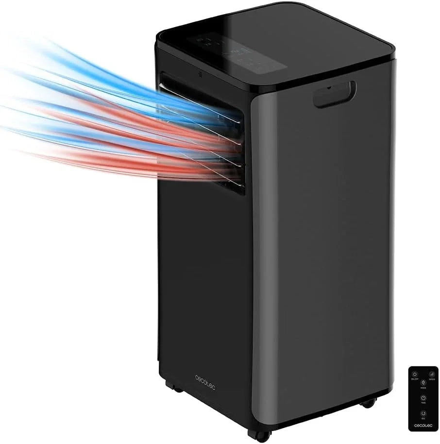 CECOTEC Condizionatore Portatile Freddo/Caldo EnergySilence Clima 9150 Potente 4 In 1 Ultrasilenzioso, 9000 BTU, 350 M³/H