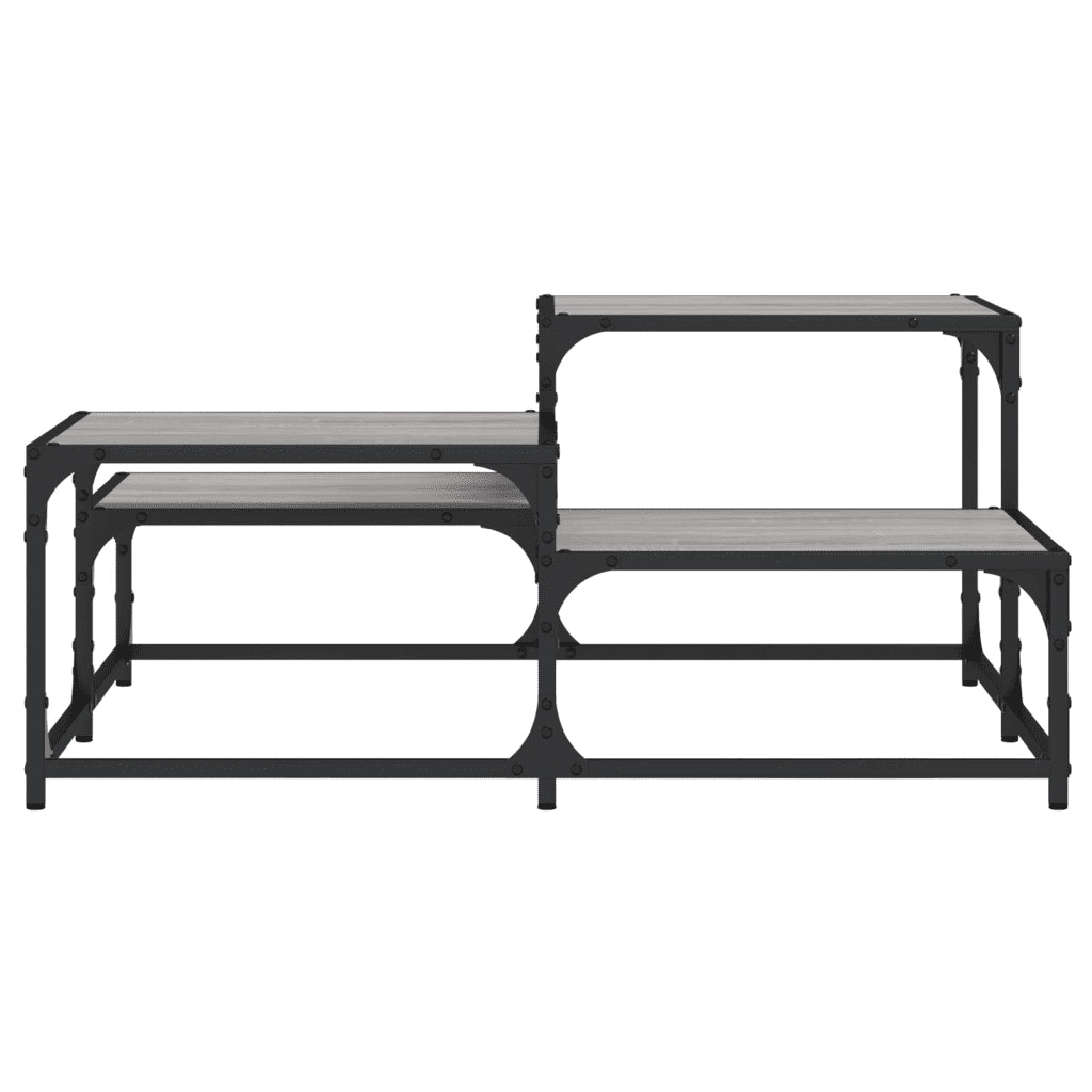 Tavolino salotto | Tavolino da caff¨¨ | Tavolino da Soggiorno Grigio Sonoma 87,5x87,5x40cm Legno Multistrato