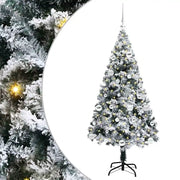 Albero di Natale Artificiale-Albero Natalizio con 150 LED Bianco 150 cm 340979