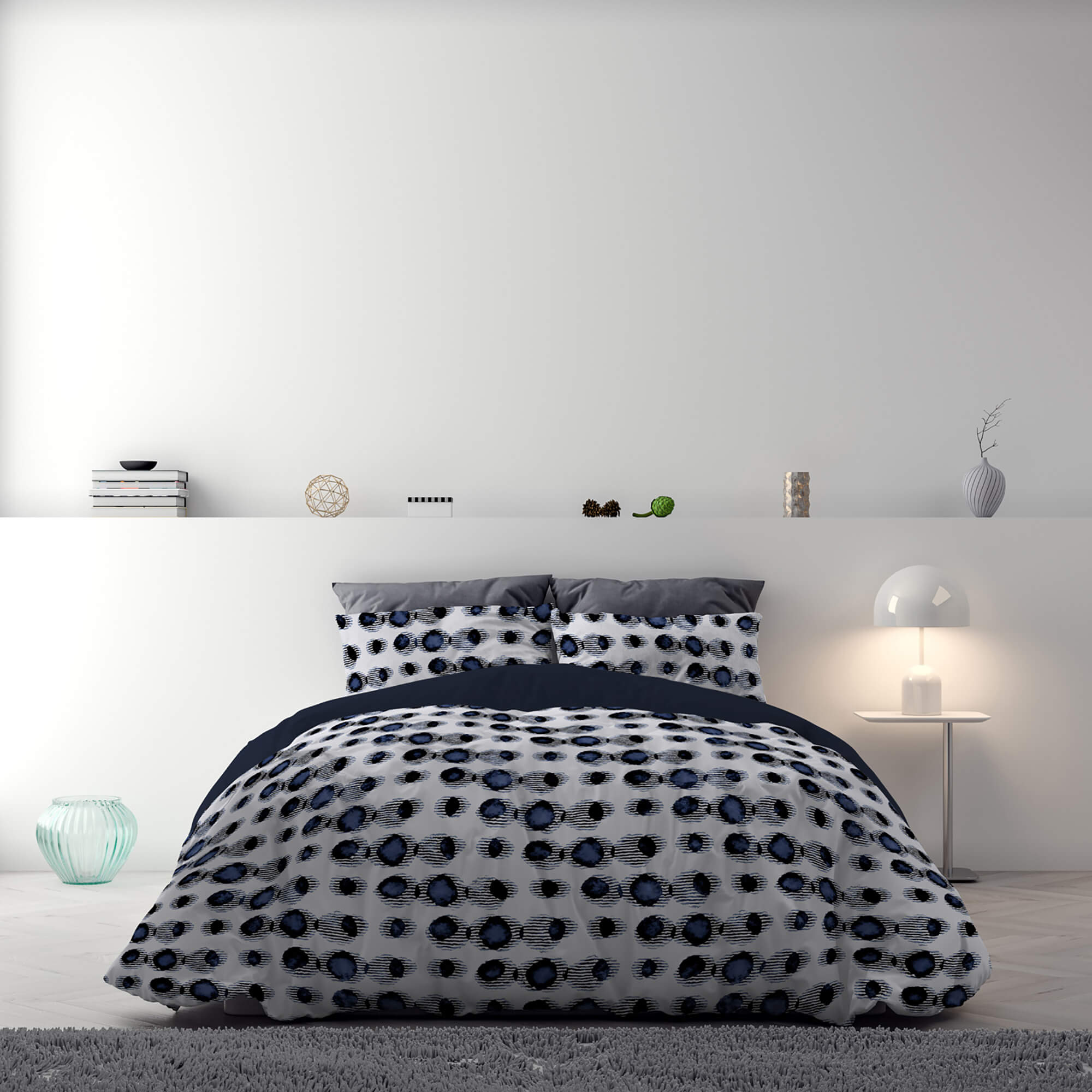 Copripiumino Singolo con Stampa sul Sacco e Federe Doubleface Optical