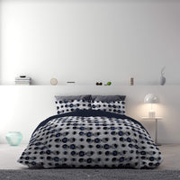 Copripiumino Matrimoniale con Stampa sul Sacco e Federe Doubleface Optical