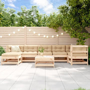 Set Salotto da Giardino 8 pz in Legno Massello di Pino 3186270