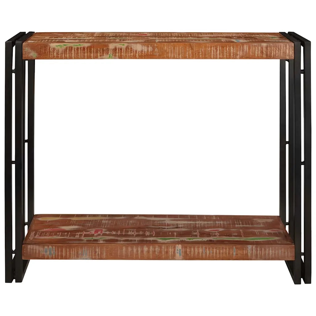vidaXL Tavolo consolle 90 x 33 x 75 cm legno massello di riciclo