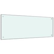 Paraschizzi per Cucina Bianco 100x40 cm in Vetro Temperatocod mxl 127042