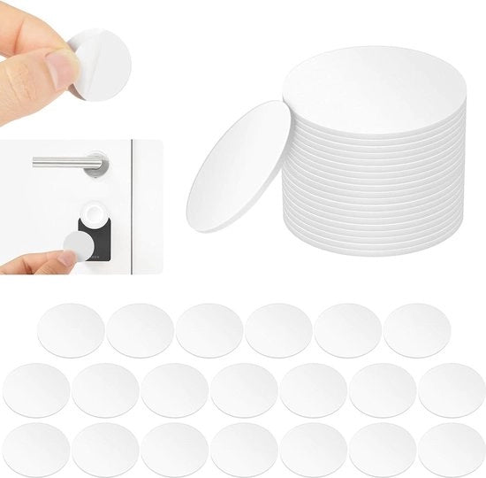 20 pezzi di tag NFC NTAG215 25 mm rotondo bianco adesivo - per TagMo Amiibo iOS - carte da contatto NFC 504 byte - compatibile con dispositivi NFC