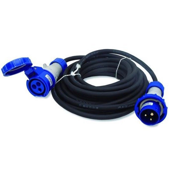Electraline 46141 Prolunga Industriale 30 metri Cavo H07RN-F 3x2,5 mm² IP67 colore Grigio