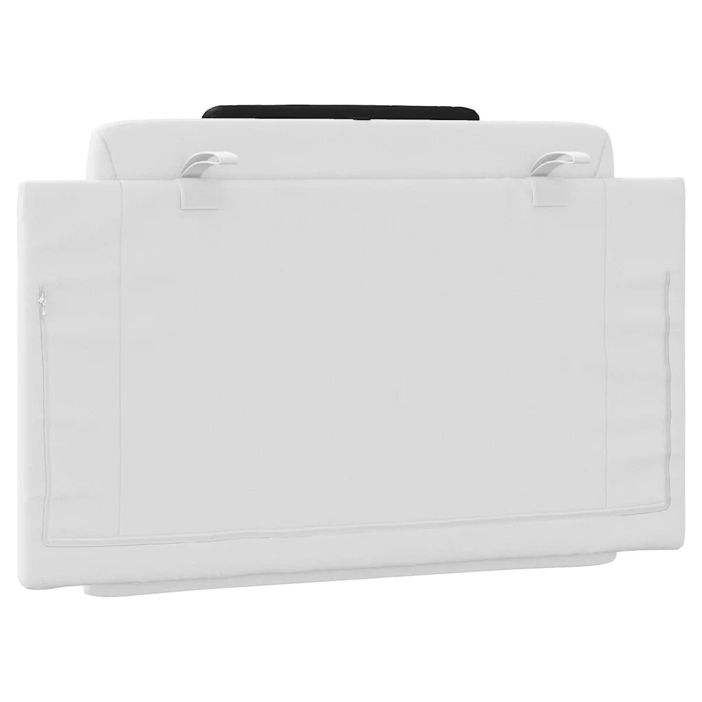 Cuscino Testiera Viana Nero e Bianco 90 cm in Similpelle CFW4084671