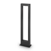 Lampione Per Esterno Moderno Metallo Grafite Luce Led 10W Ip65