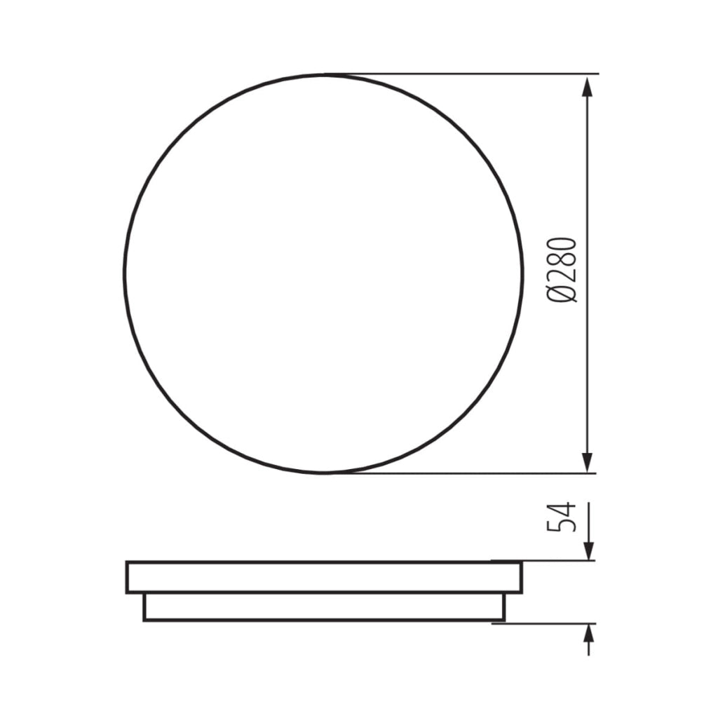 Plafoniera LED Kanlux STIVI 24W 4000K IP65 IK08 antiurto