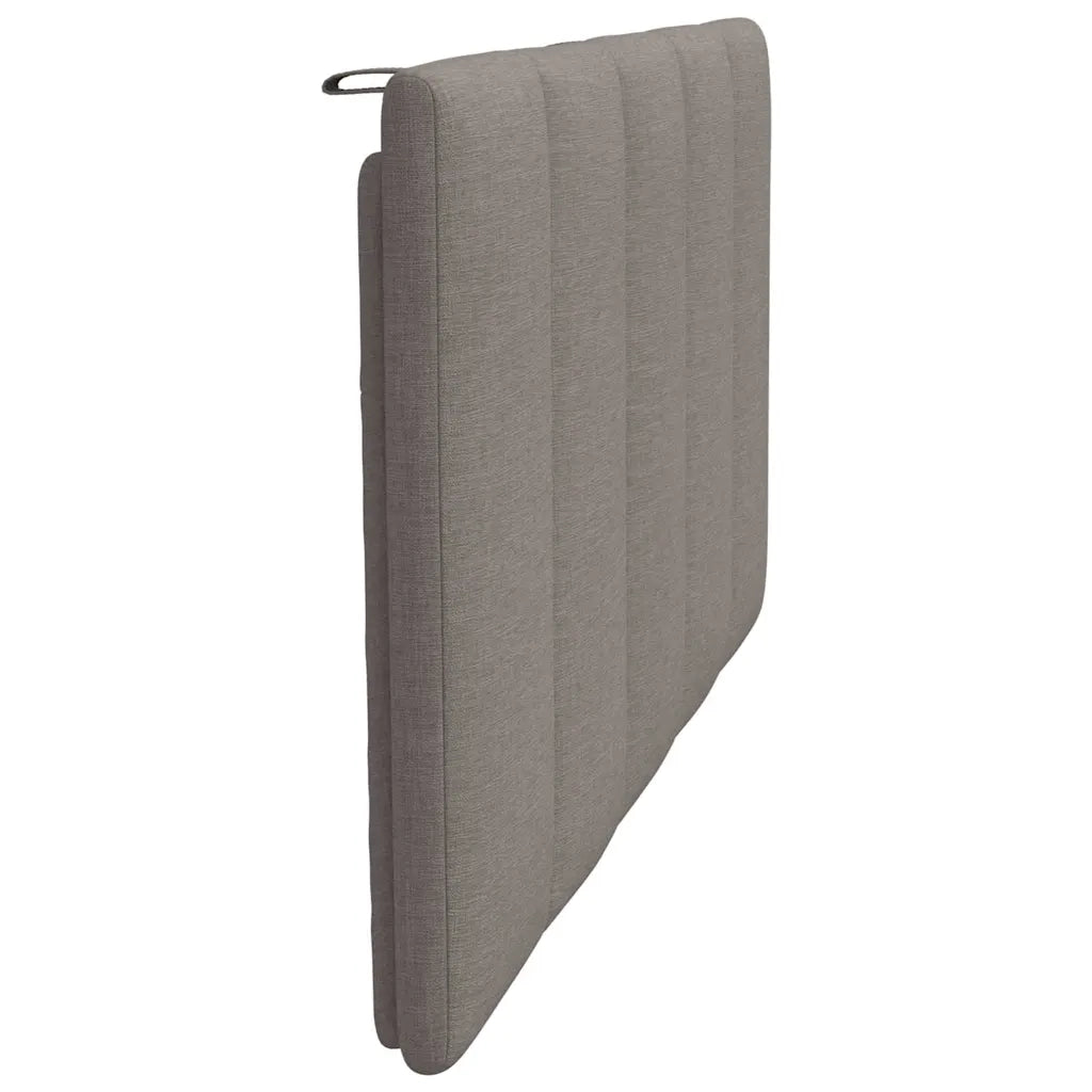 Cuscino Testiera-Cuscino per Testiera Hanko Tortora 100 cm in Tessuto