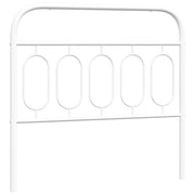Testiera | Testata di Ricambio in Metallo Bianco 100 cm