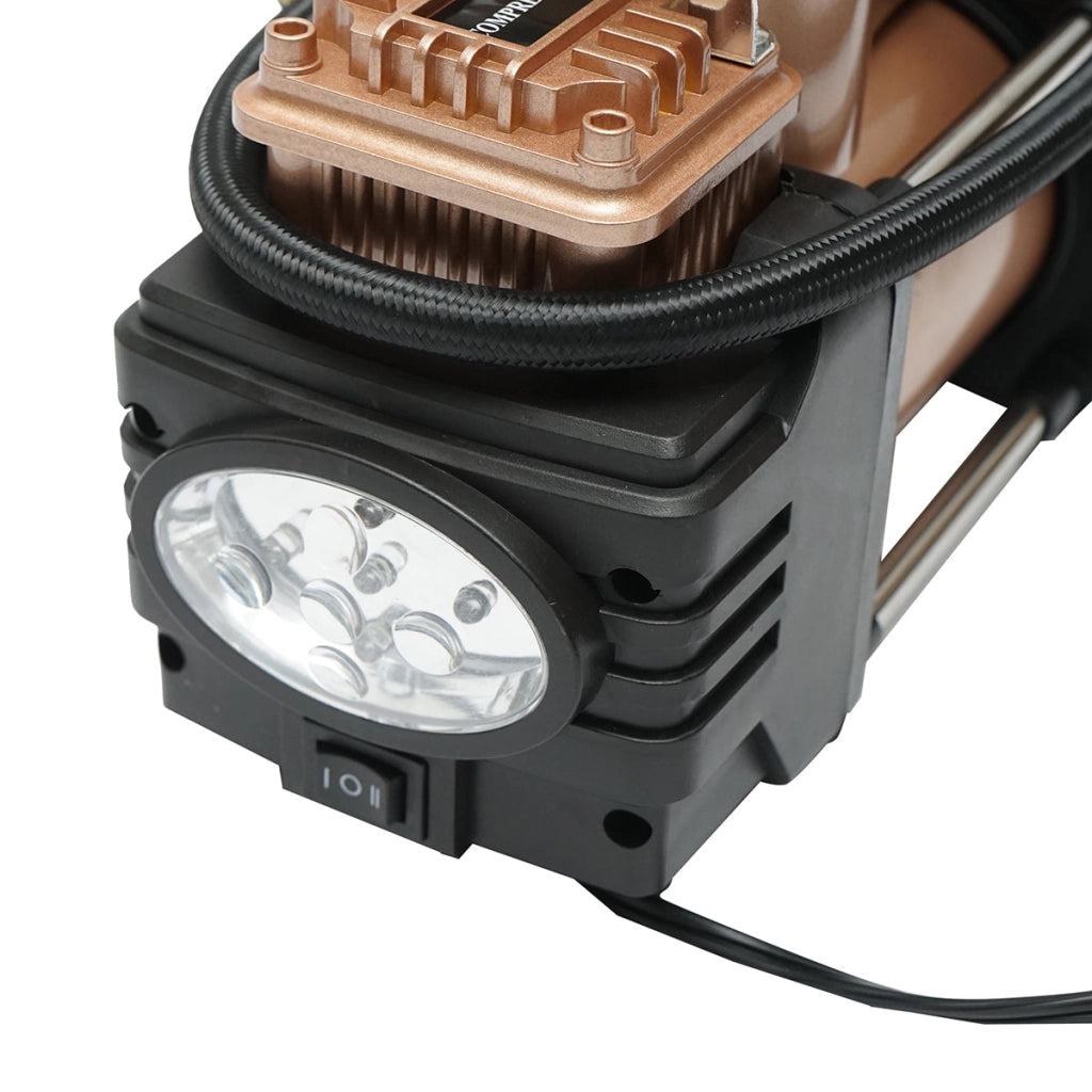 Compressore d'aria per pneumatici 12V 180W, 150PSI, 45l/min, cavo da 3m per presa accendisigari auto Breckner Germany