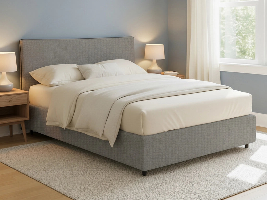 Oldham, Letto Piazza e Mezza Sfoderabile Made in Italy, Grigio Cenere