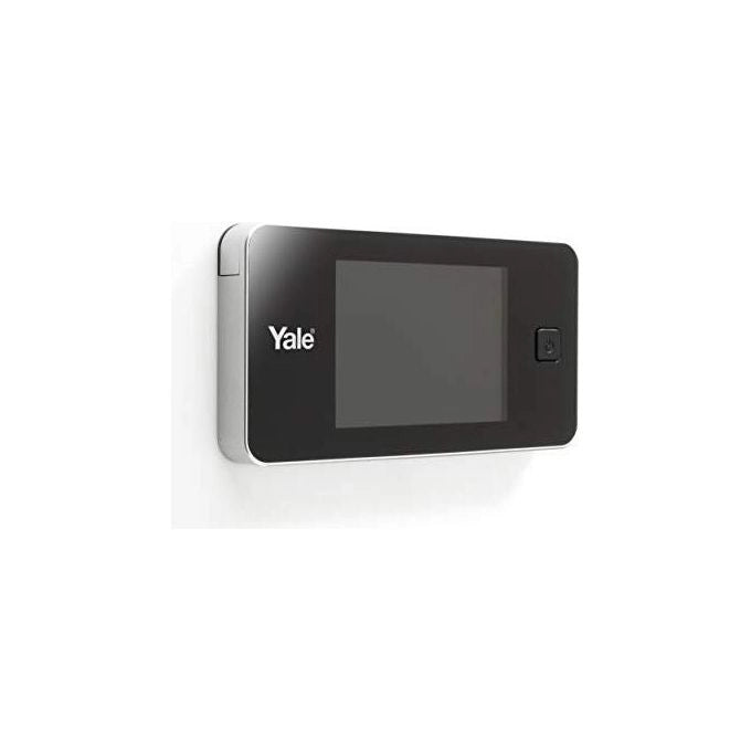 Yale 45-0500-1432-00-6001 Spioncino Digitale Standard DDV500C Schermo 3.2'' LCD a Colori Angolo di Visione 105° Batterie AAA Incluse colore Argento