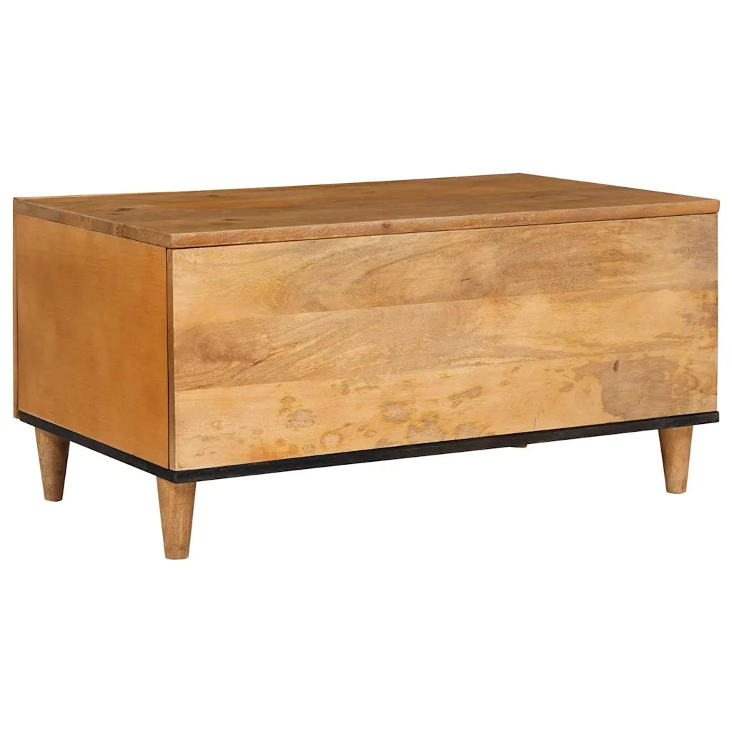vidaXL Tavolino da salotto con porta Marrone chiaro 80 x 50 x 40 cm