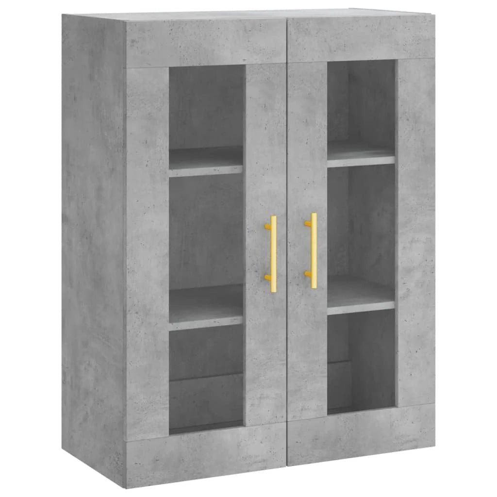 Buffet credenza cassettiera armadio mobile contenitore organizer cucina soggiorno salotto alto 69,5 x 34 x 180 cm legno ingegnerizzato grigio 02_0034524
