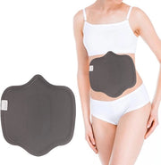 Piastra di compressione addominale per personal trainer donna in schiuma lipofoam, zucchero, postoperatoria (grigia)