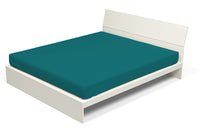 Lenzuolo Sotto con Angoli ed Elastico Tinta Unita Verde Bottiglia Singolo