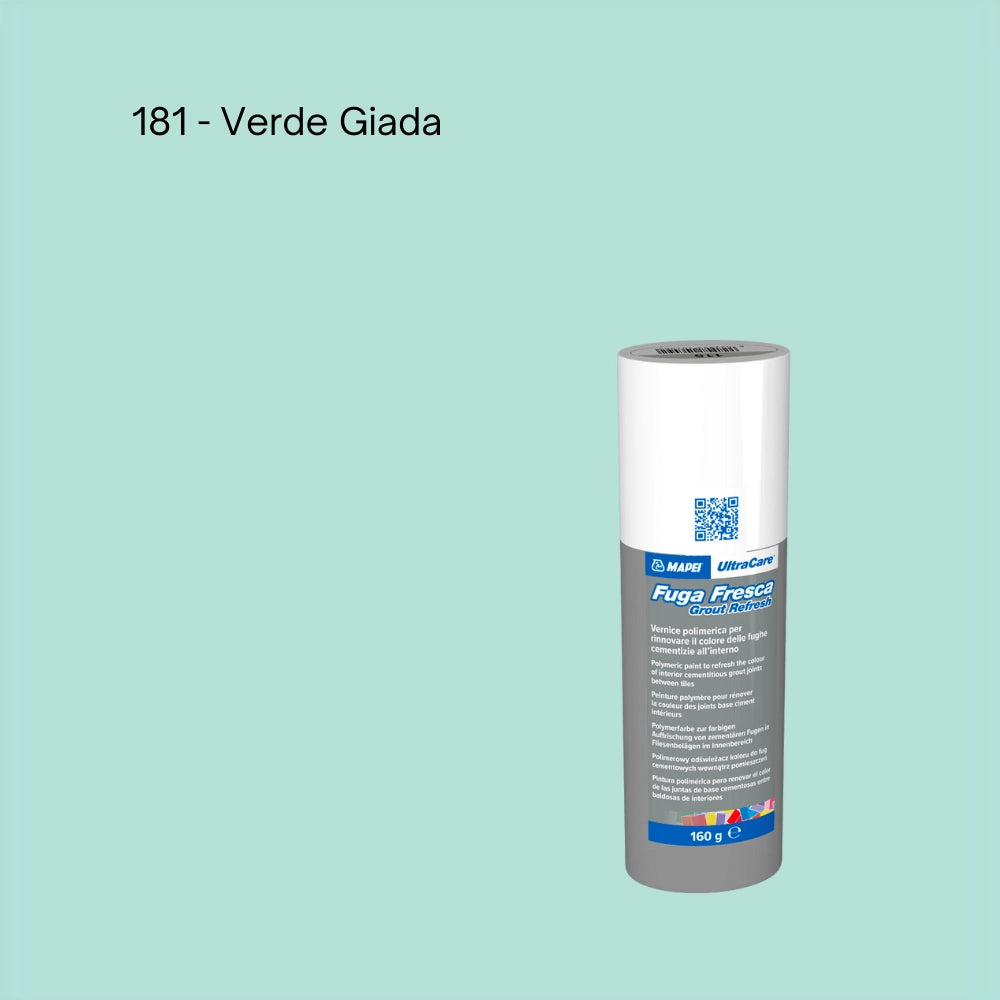 Rinnovo fughe sbiadite ripristinare pavimento ultracare fuga fresca 160 gr *** colore- verde giada - 181, confezione 1