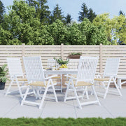 Cuscini per Sedia 6 pz Beige 40x40x4 cm in Tessuto Oxford 314009