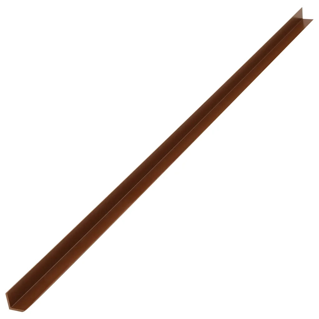 Profili Angolari per Bordi 5 pz in WPC 170cm Marrone Chiaro CFW8451790