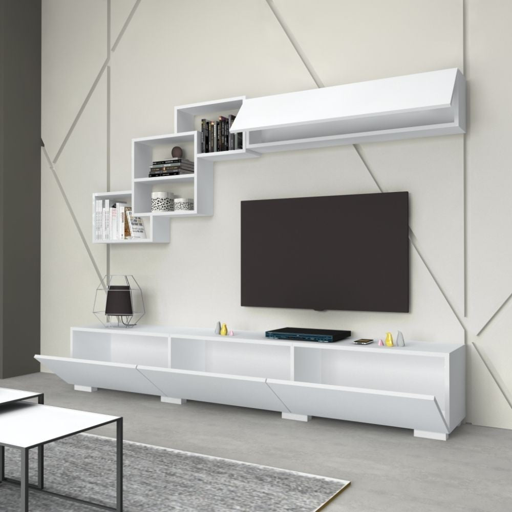 Parete attrezzata Free bianco