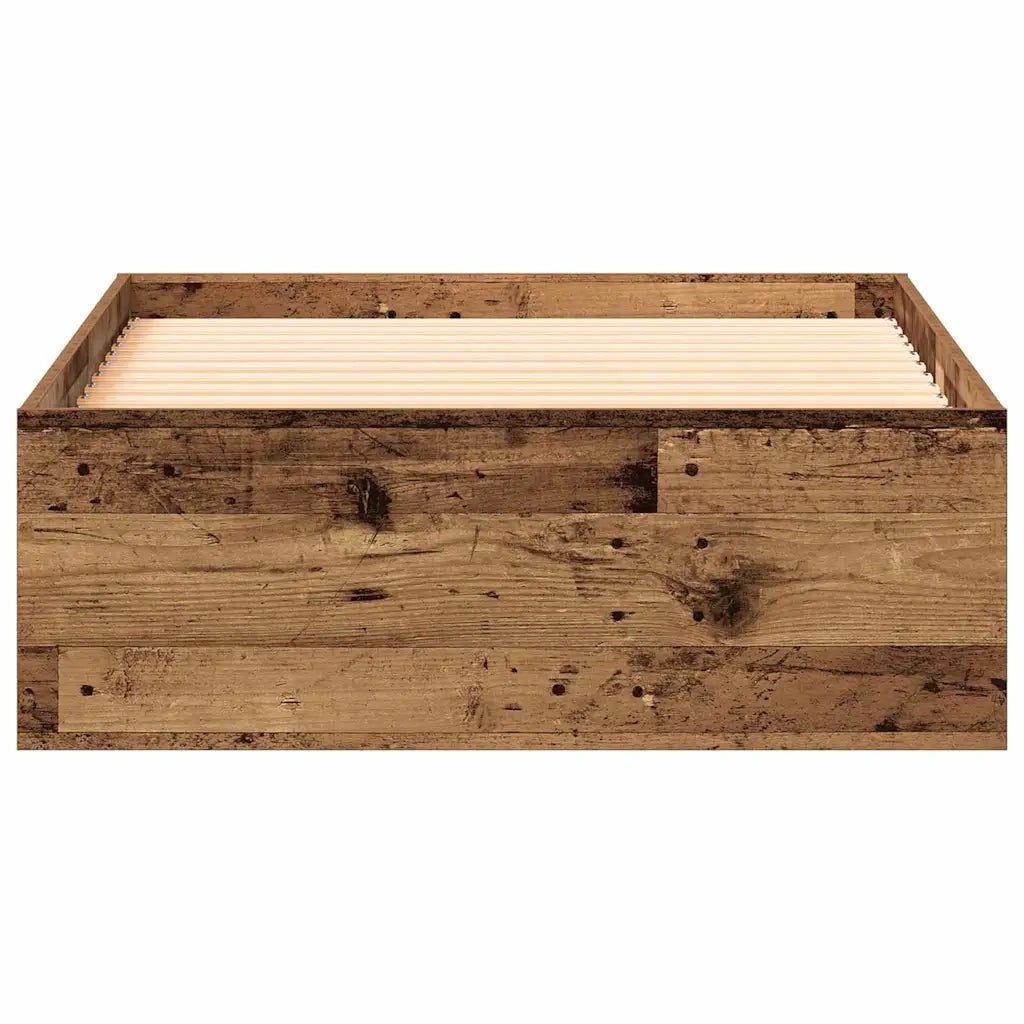 Struttura del letto Legno vecchio 90 x 190 cm Legno multistrato 3333990