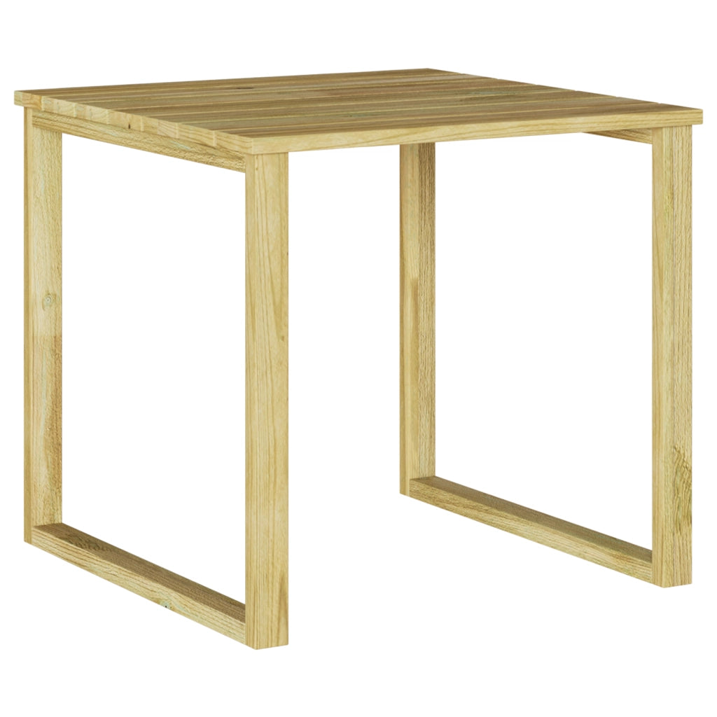 Tavolo da lettino 50.5x50.5x46 cm in legno di pino impregnato