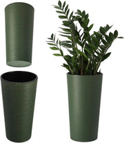 Vaso ecologico elegante per piante con inserto rimovibile - Ideale per ufficio e giardino (diametro 19 cm)