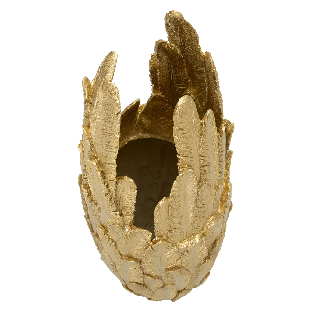 Bamopa, Vaso Disegni con Piume, oro