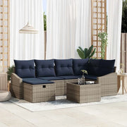 Set di divani con cuscino 3 pcs polyrattan 3360626