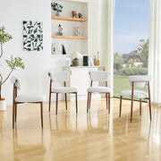 Sedia da Pranzo Imbottita con Schienale Curvo ¨C MINIMAL ¨C Tessuto, Set 2 Pezzi