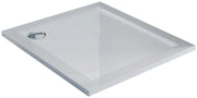 Piatto Doccia 100x100 cm in Acrilico Fosterberg Floret 2 Bianco Lucido