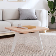 Piano per Tavolo 60x60x2,5 cm Quadrato Legno Massello di Faggio 355956