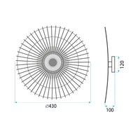 Kinkiet Bambusowy Boho App1267