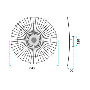 Kinkiet Bambusowy Boho App1267