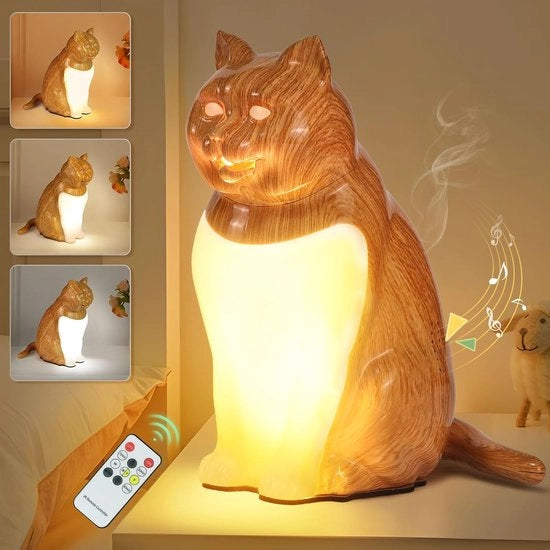 Lampada da tavolo con sensor di movimento, 3 colori/dimmer/diffusore - adatta per donne, bambini, camera da letto e comodino