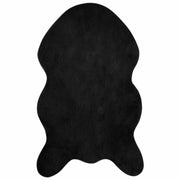 Tappeto del soggiorno | Tappeto antiscivolo in sintetica di coniglio OLITE Nero