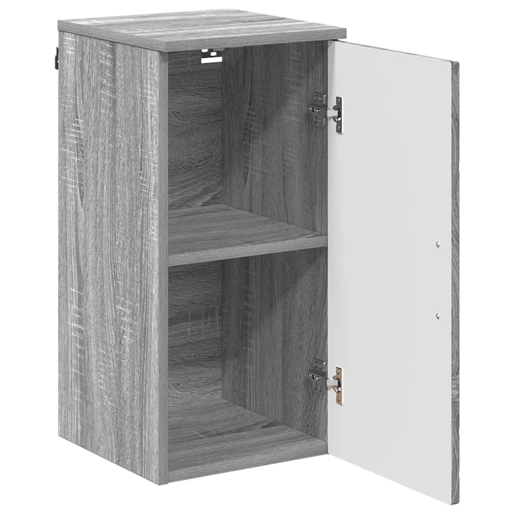 Mobile da Bagno | Armadio da bagno con porta Grigio Sonoma 30 x 31,5 x 61 cm