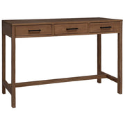 Scrivania con Cassetti Naturale Legno di teak solido 42026904
