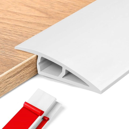 Profilo di transizione in PVC autofissante, profilo di transizione per regolazione di altezza, profilo di transizione per pavimenti in parquet, laminati, listelli.