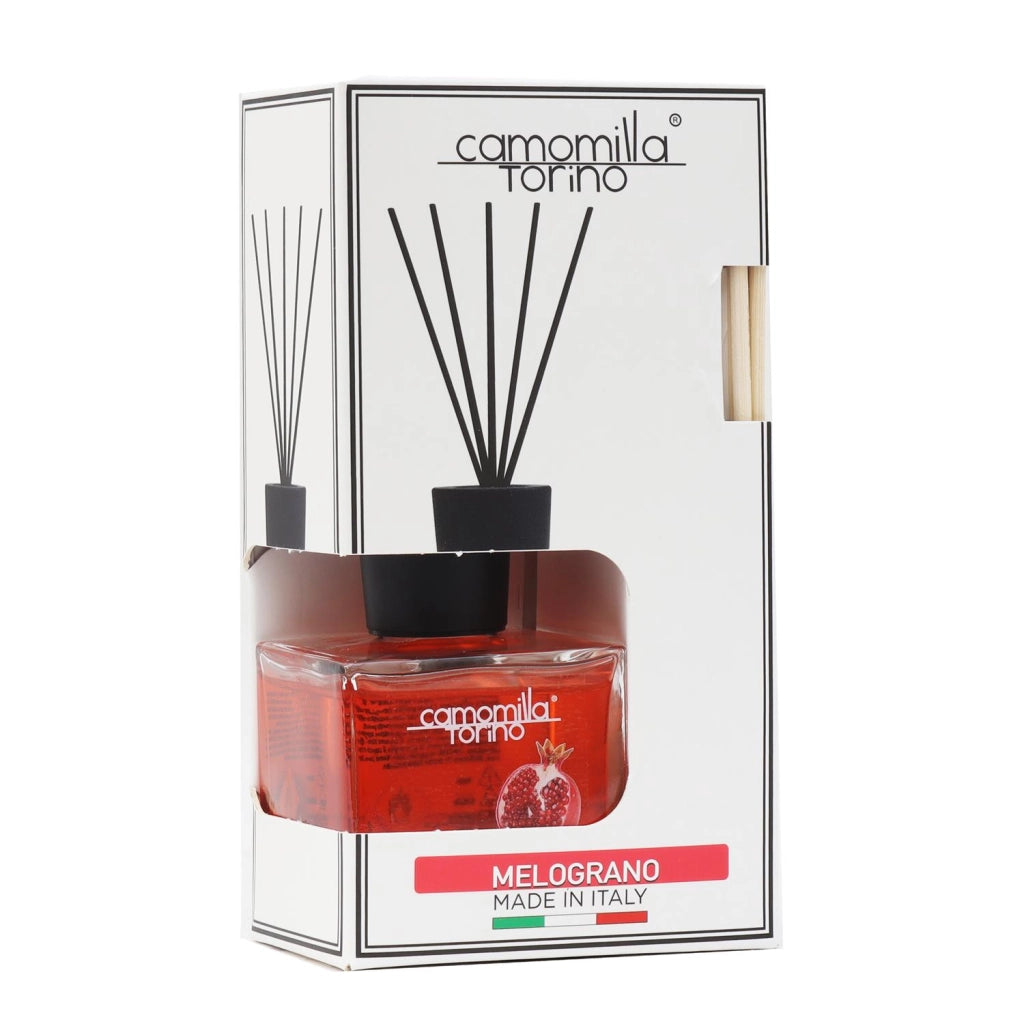 CAMOMILLA TORINO DIFFUSORE PER AMBIENTE CON BASTONCINI AL MELOGRANO DA 100 ML