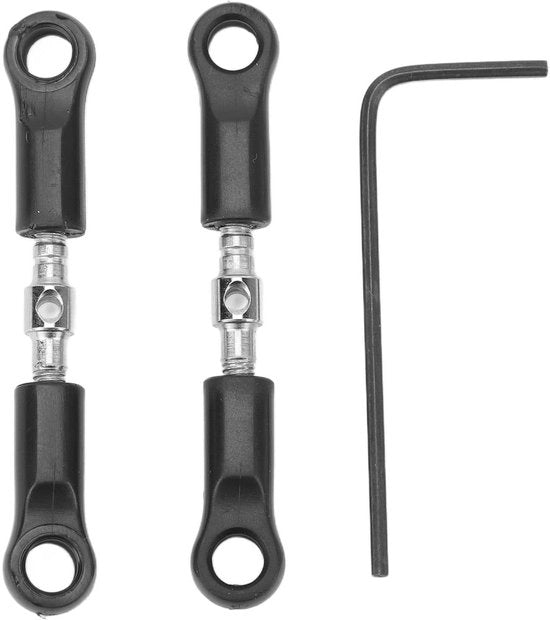 Cinghie Cambio a Lame Alta Resistenza - 2 Pezzi - Montaggio Facile - Alta Precisione - Materiale PA/Stainless Steel - Per SCY 1/16 - Manubrio di Comando