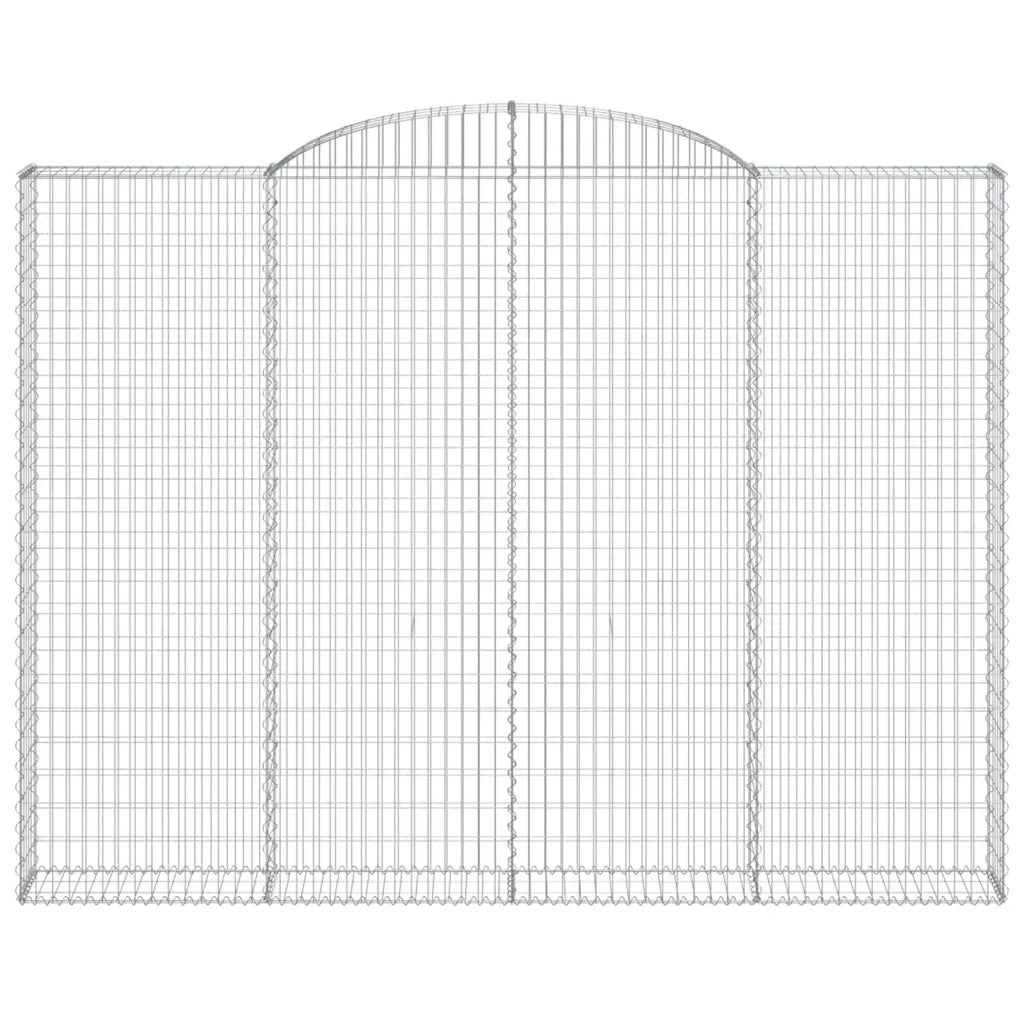 Cesto Gabbione ad Arco 300x30x220/240 cm Ferro Zincato 153511