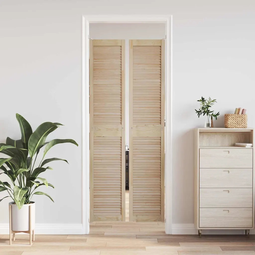 Porta per Armadio con porta 2 pcs Naturale 201 x 2,1 x 39,5 cm 42019273