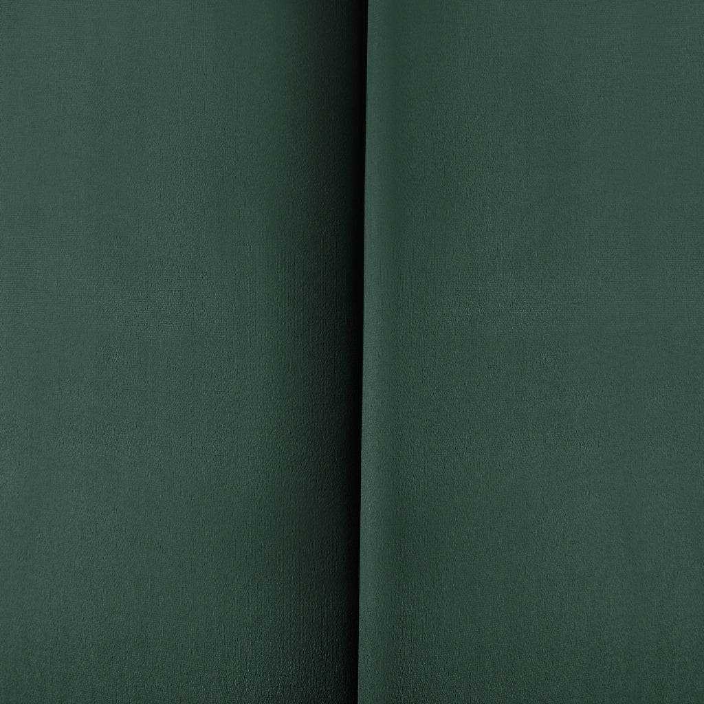 Set Carpino di 3 Pannelli Murali Imbottiti Rivestiti in Tessuto Velluto Verde Scuro 60x30 cm [neu.haus]