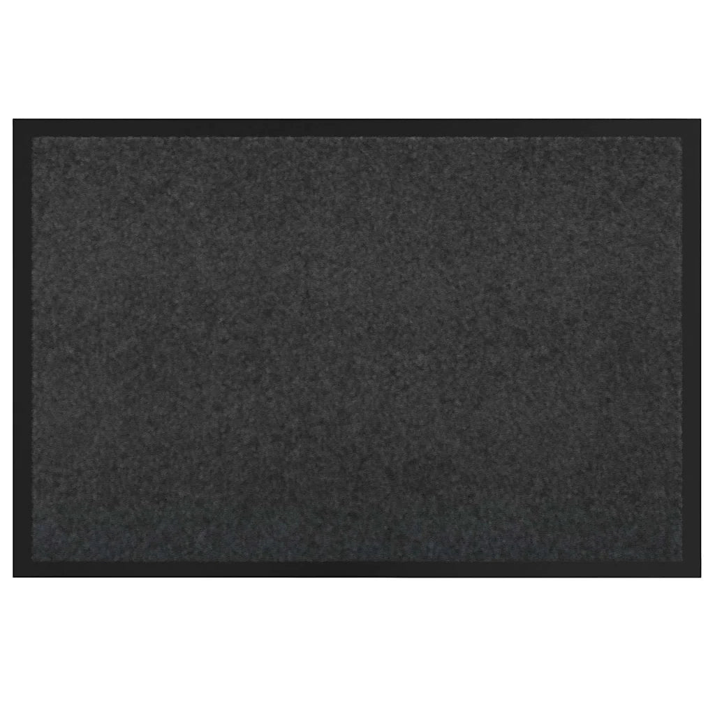 Tappetino Antracite 60 x 40 x 1.2 cm Tessuto Teddy