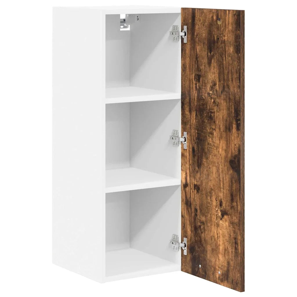 Armadio pensile Rovere Affumicato e Bianco 30 x 31 x 80 cm 884250
