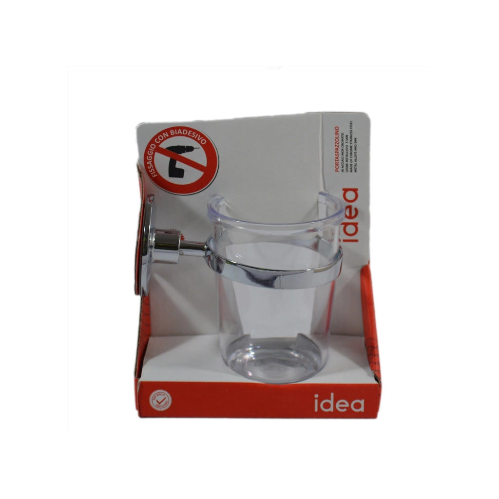 PORTASPAZZOLINO CROM/ACRIL. IDEA