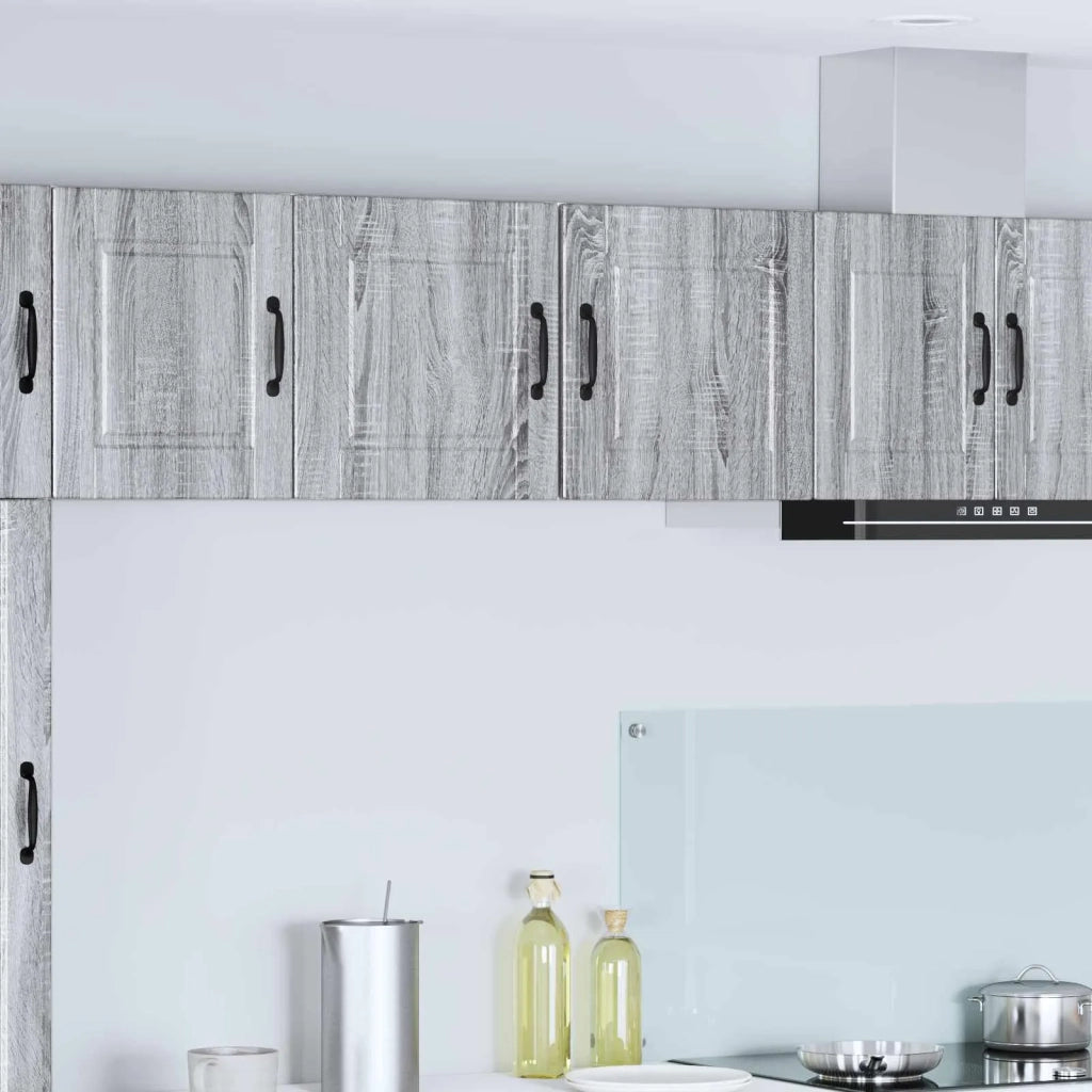 Armadietto a muro PORTO 2 pcs Grigio Sonoma 40 x 31 x 40 cm